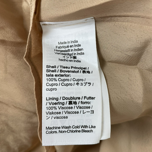 J. Crew Elena Long Sleeve Mini Dress in Brown Leopard Crinkle Chiffon CF793 - Picture 12 of 13